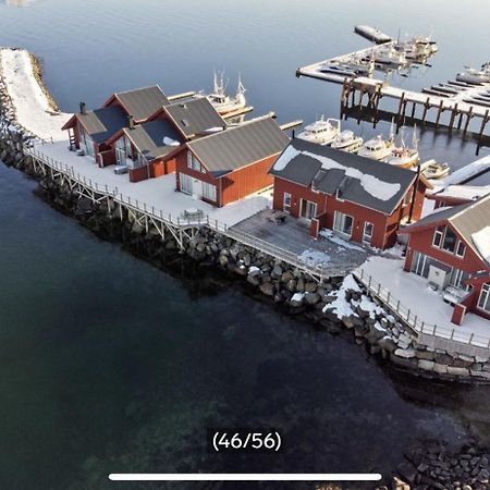 Nappstraumen Seafront Cabin, Lilleeid 68 Gravdal  ภายนอก รูปภาพ