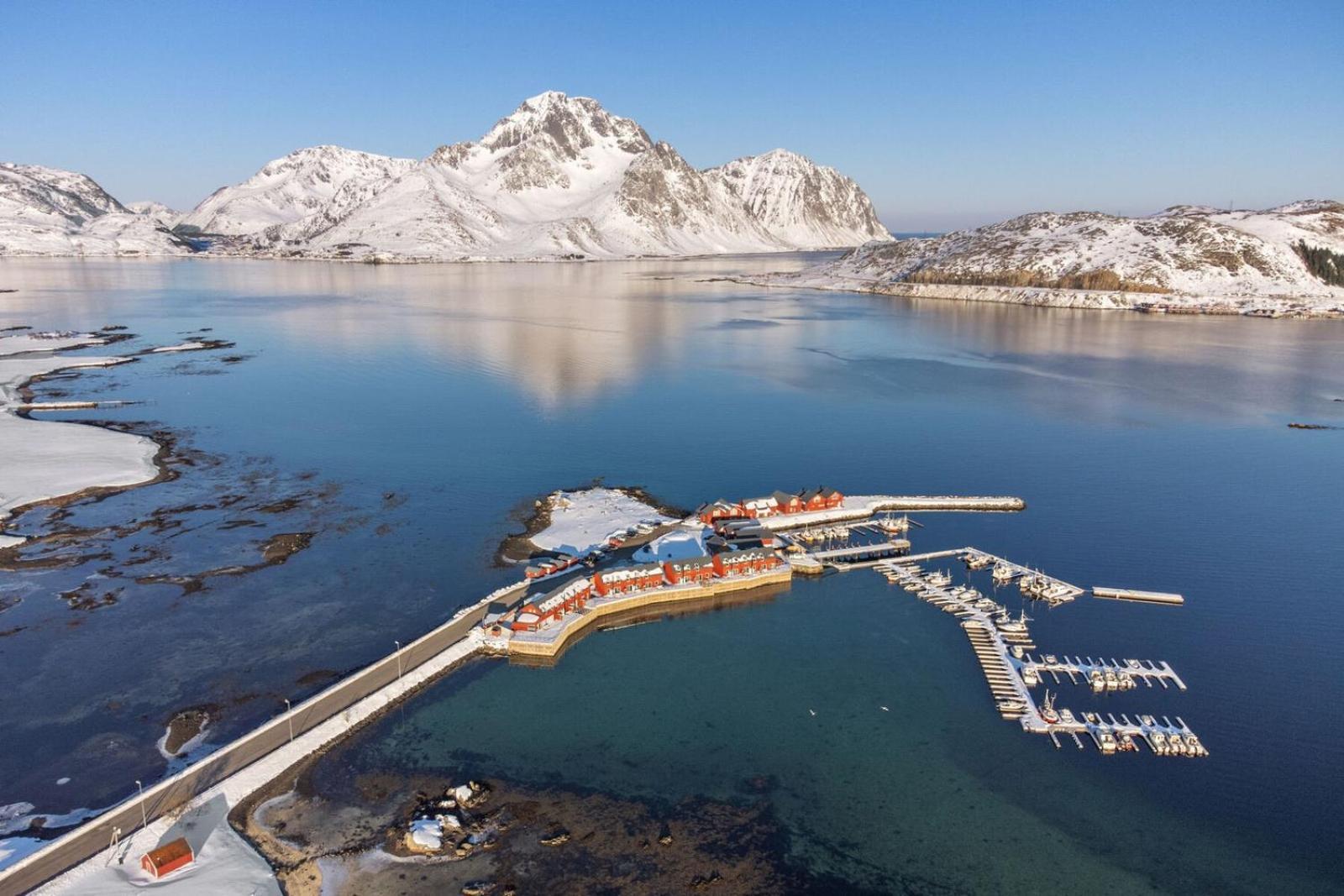 Nappstraumen Seafront Cabin, Lilleeid 68 Gravdal  ภายนอก รูปภาพ