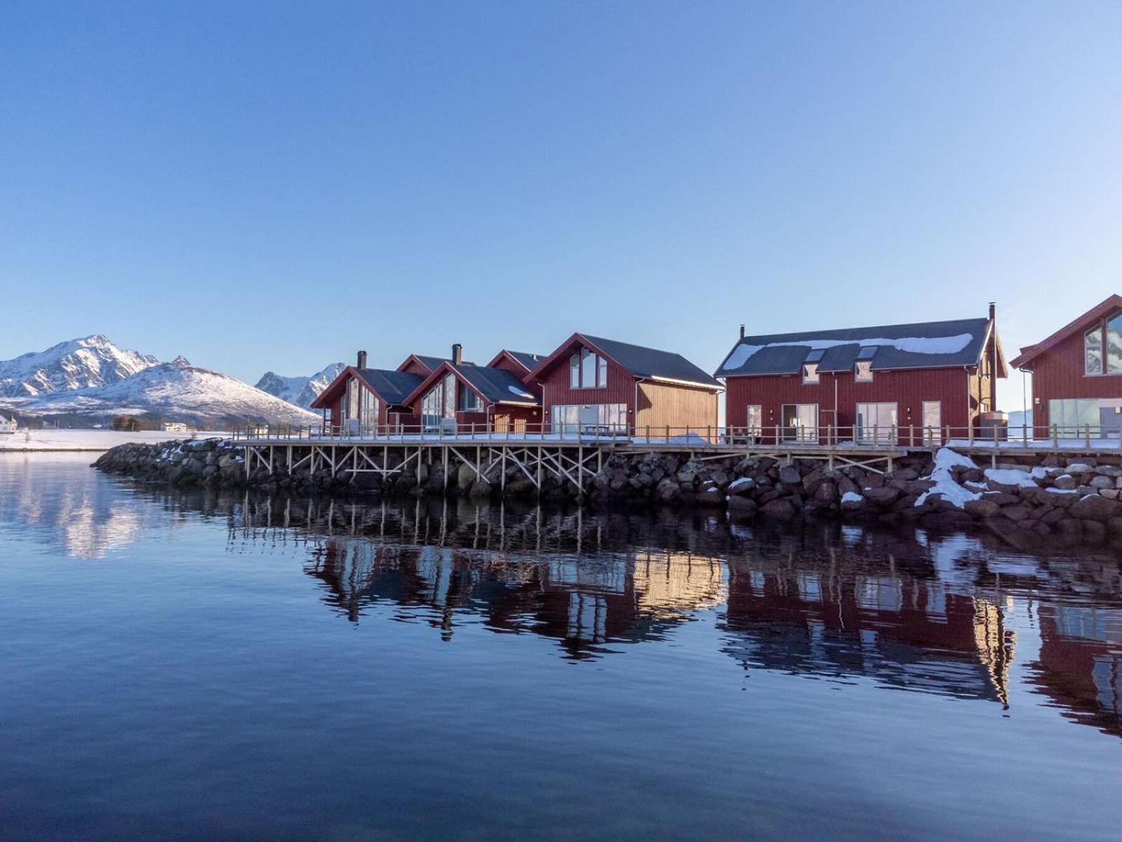 Nappstraumen Seafront Cabin, Lilleeid 68 Gravdal  ภายนอก รูปภาพ