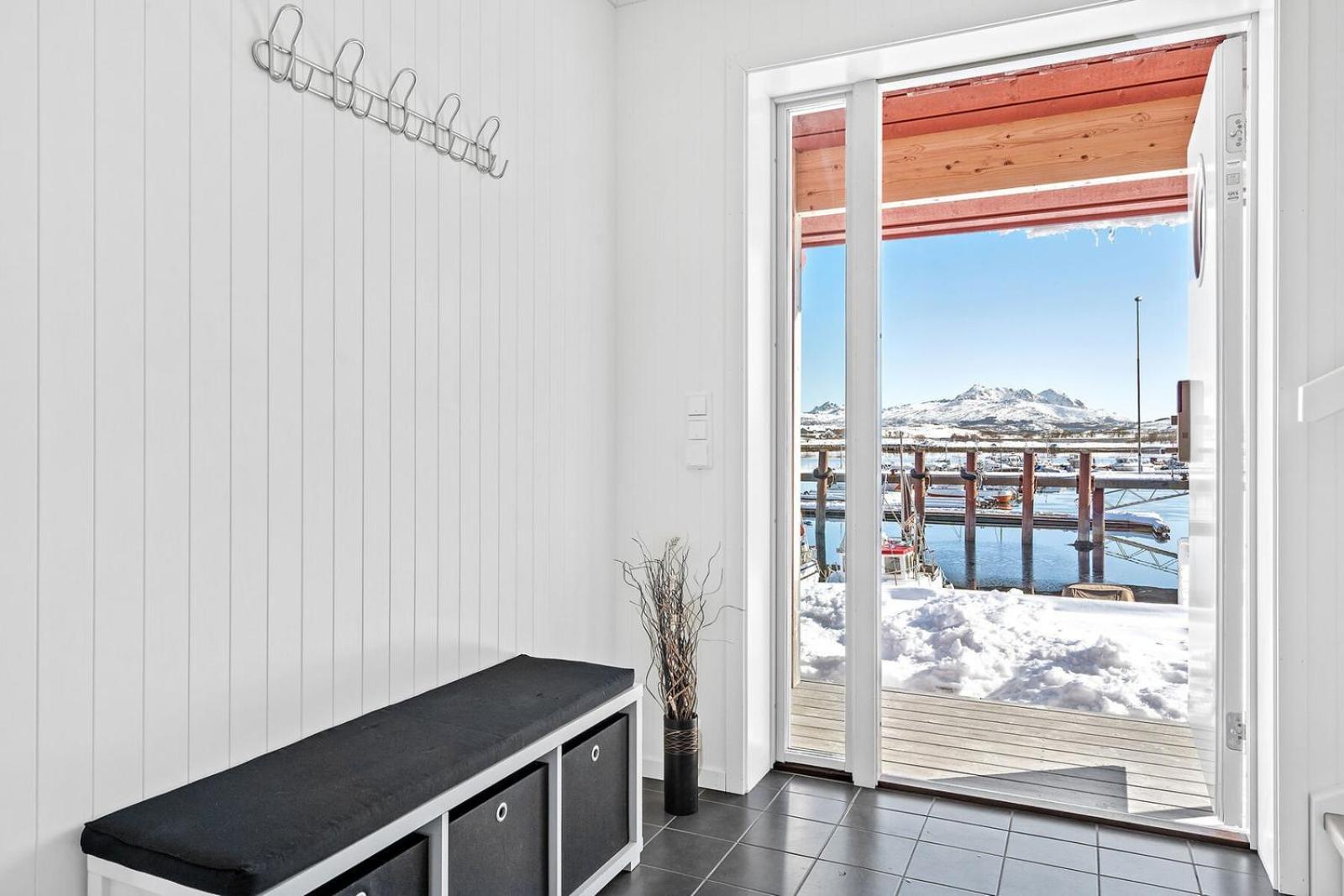 Nappstraumen Seafront Cabin, Lilleeid 68 Gravdal  ภายนอก รูปภาพ