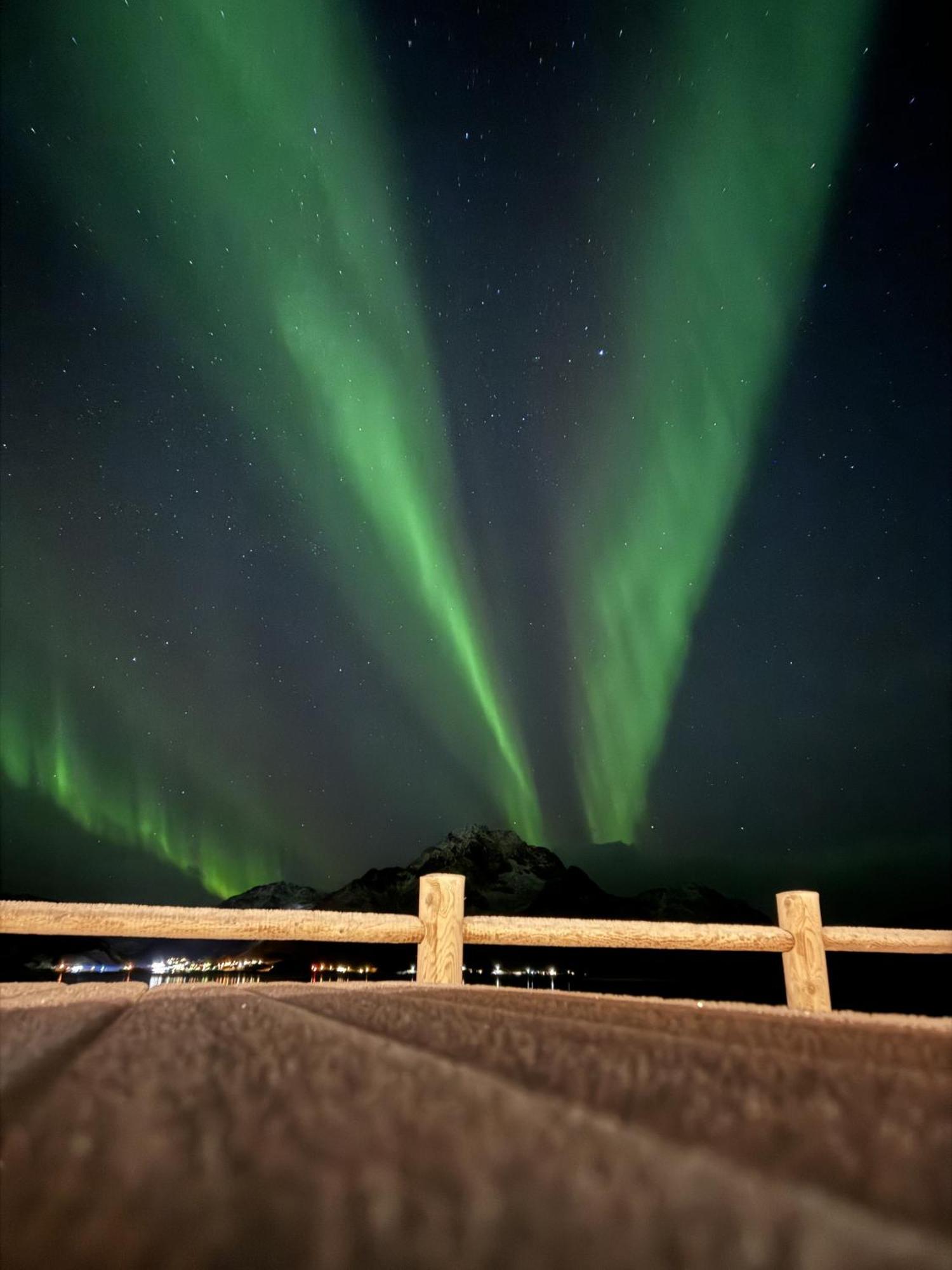 Nappstraumen Seafront Cabin, Lilleeid 68 Gravdal  ภายนอก รูปภาพ