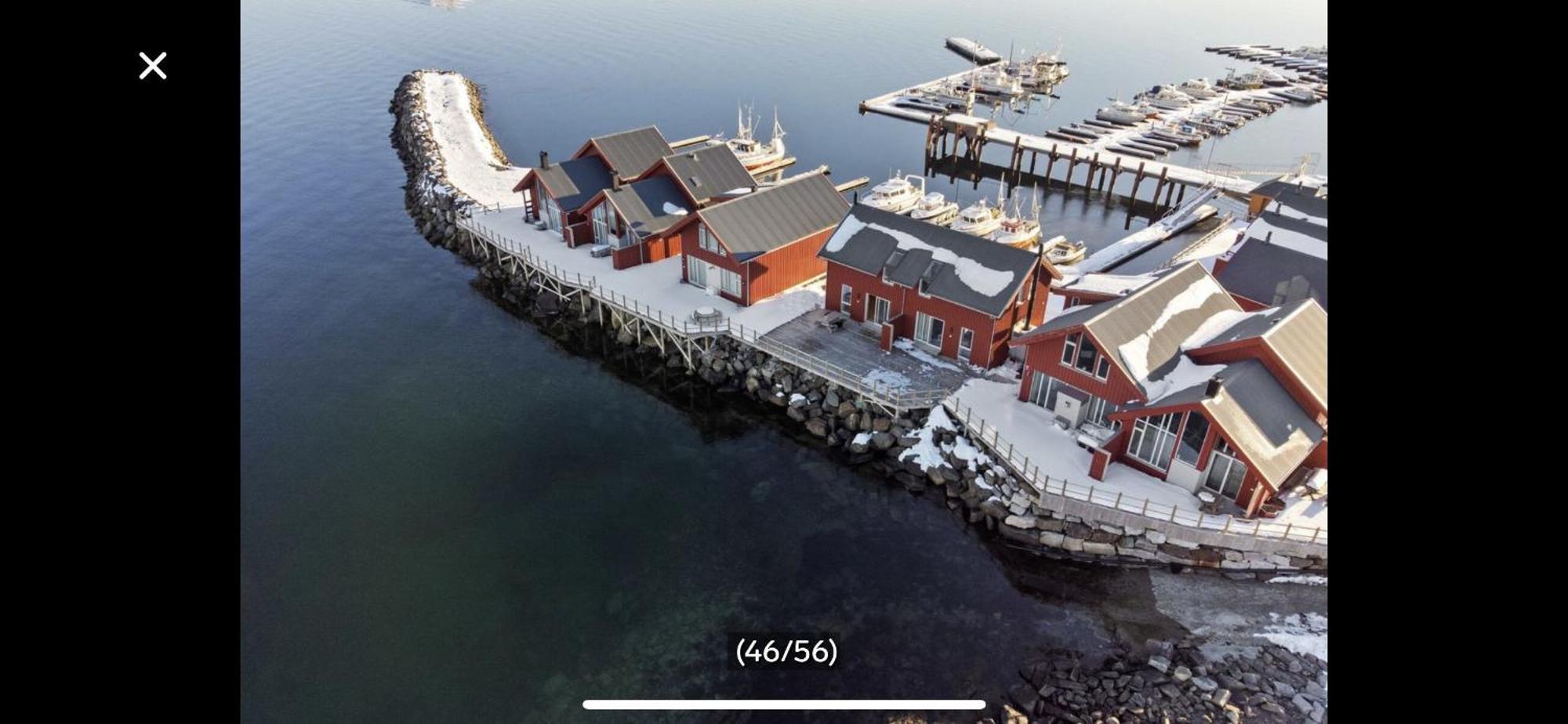 Nappstraumen Seafront Cabin, Lilleeid 68 Gravdal  ภายนอก รูปภาพ
